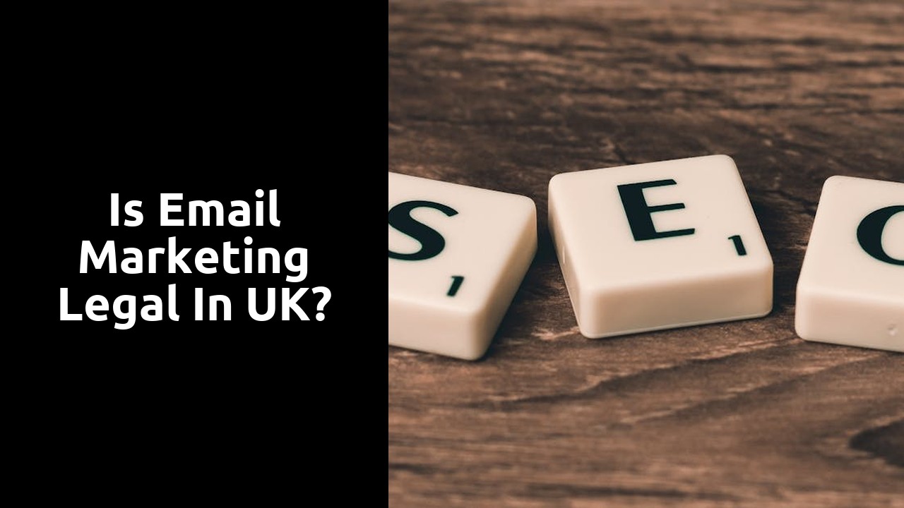 Is email marketing legal in UK?